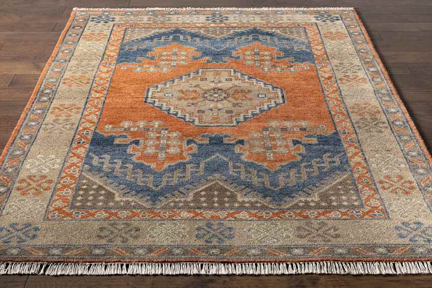 Menzel Traditional Burnt Orange Area Rug