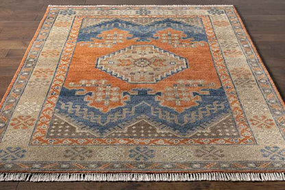 Menzel Traditional Burnt Orange Area Rug