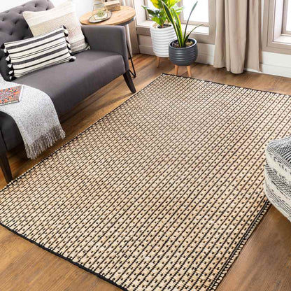 Mittelberg Cottage Black Area Rug