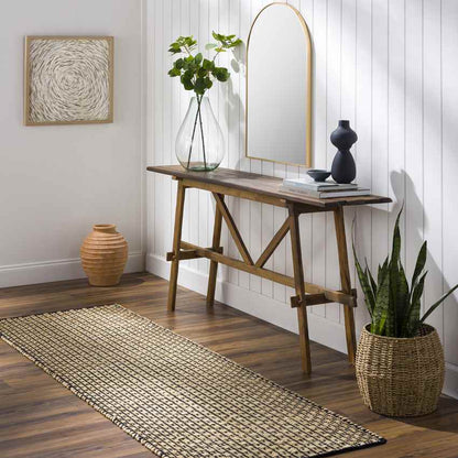 Mittelberg Cottage Black Area Rug