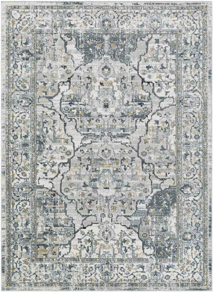 Mierlo Traditional Charcoal Area Rug