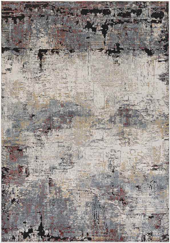 Milheeze Modern Charcoal Area Rug