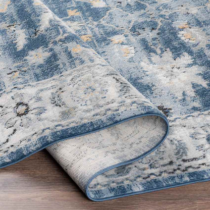 Molenveld Traditional Dark Blue Area Rug