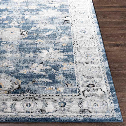 Molenveld Traditional Dark Blue Area Rug
