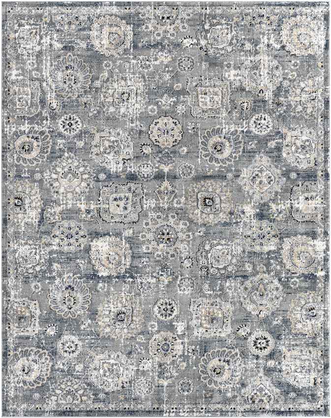 Mosbulten Traditional Light Gray Area Rug