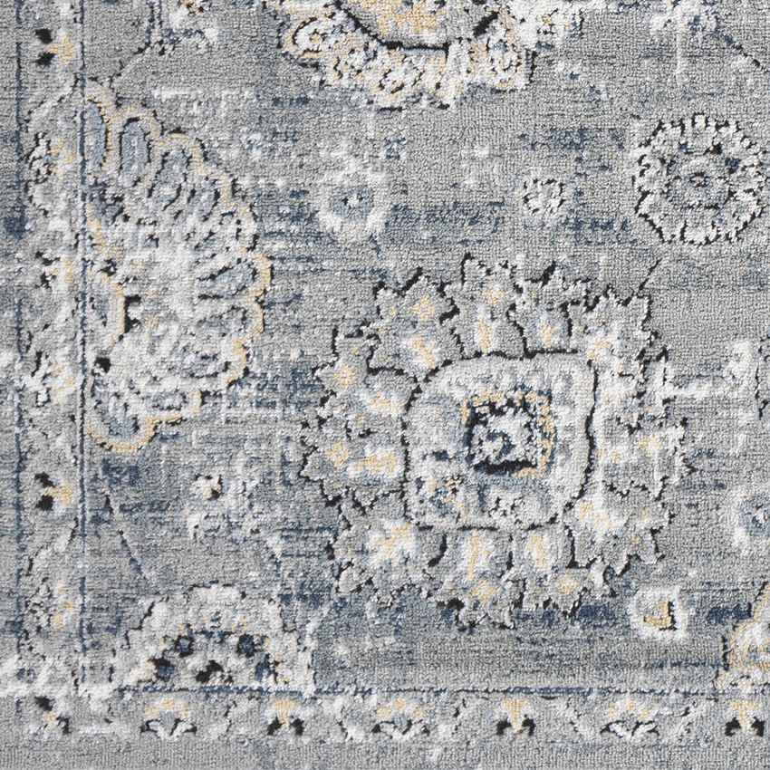 Mosbulten Traditional Light Gray Area Rug