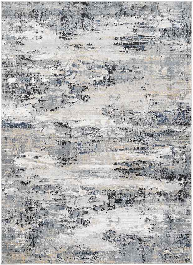 Muizenhol Modern Light Gray Area Rug