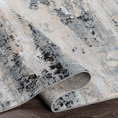 Muizenhol Modern Light Gray Area Rug