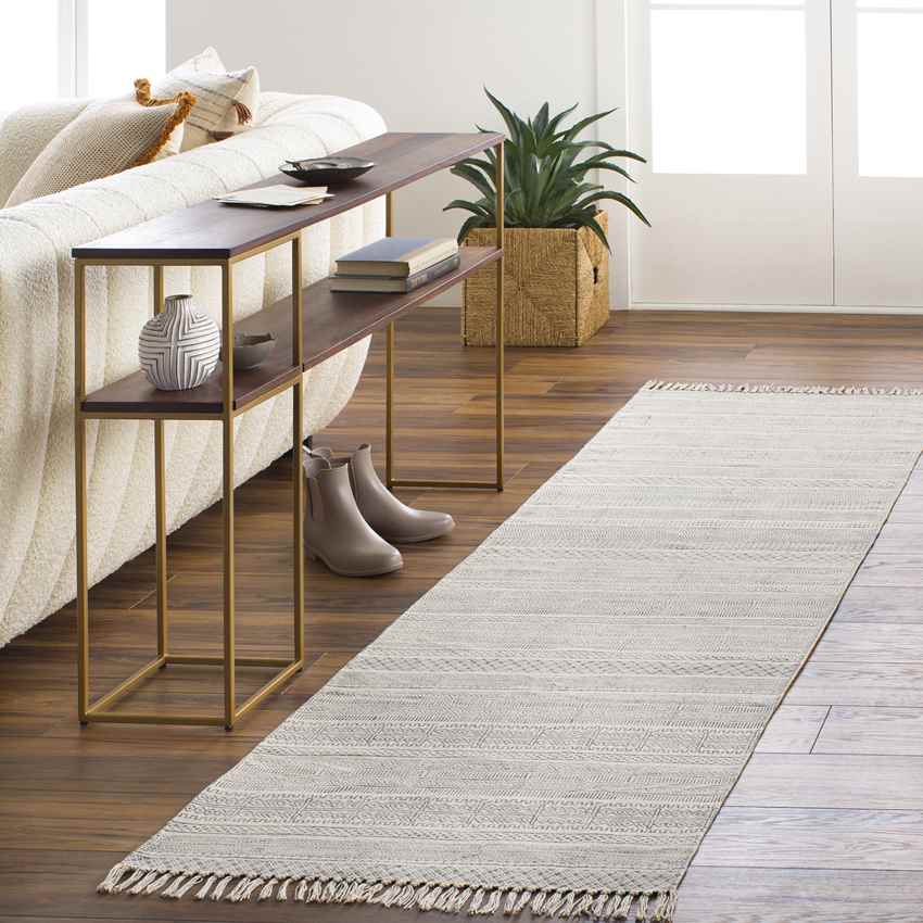 Portici Global Light Gray Area Rug