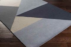 Nergena Modern Taupe Area Rug