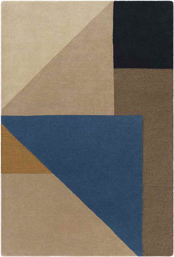 Netersel Modern Denim Area Rug