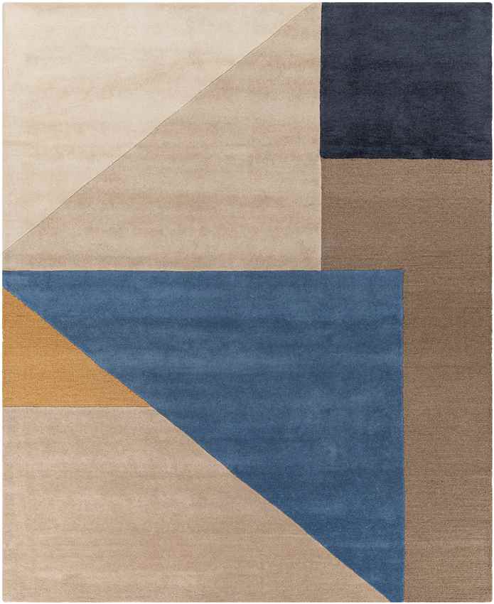 Netersel Modern Denim Area Rug