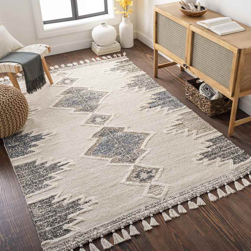 Notsel Global Navy Area Rug