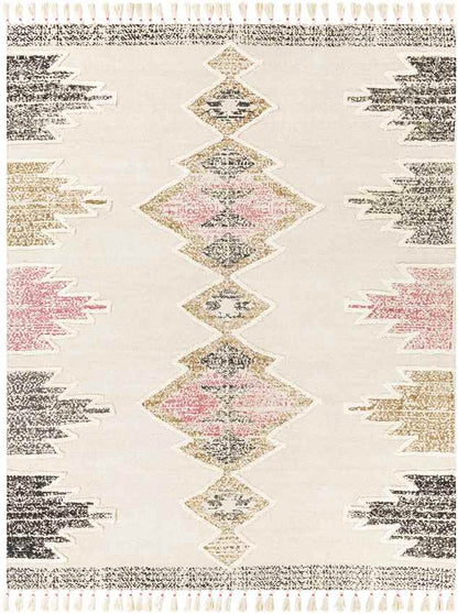 Notsel Global Bright Pink Area Rug