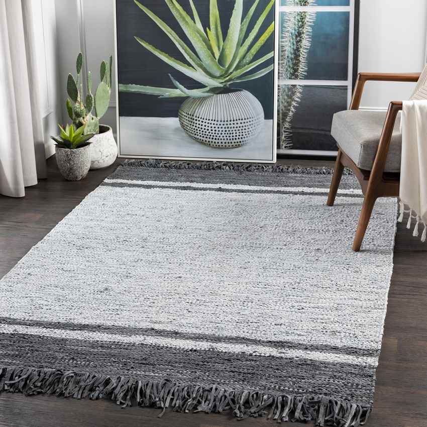 Pelikaan Rustic Charcoal Area Rug