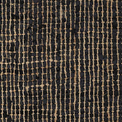 Putselaar Modern Black Area Rug