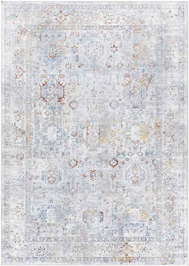 Lenox Traditional Light Gray Area Rug
