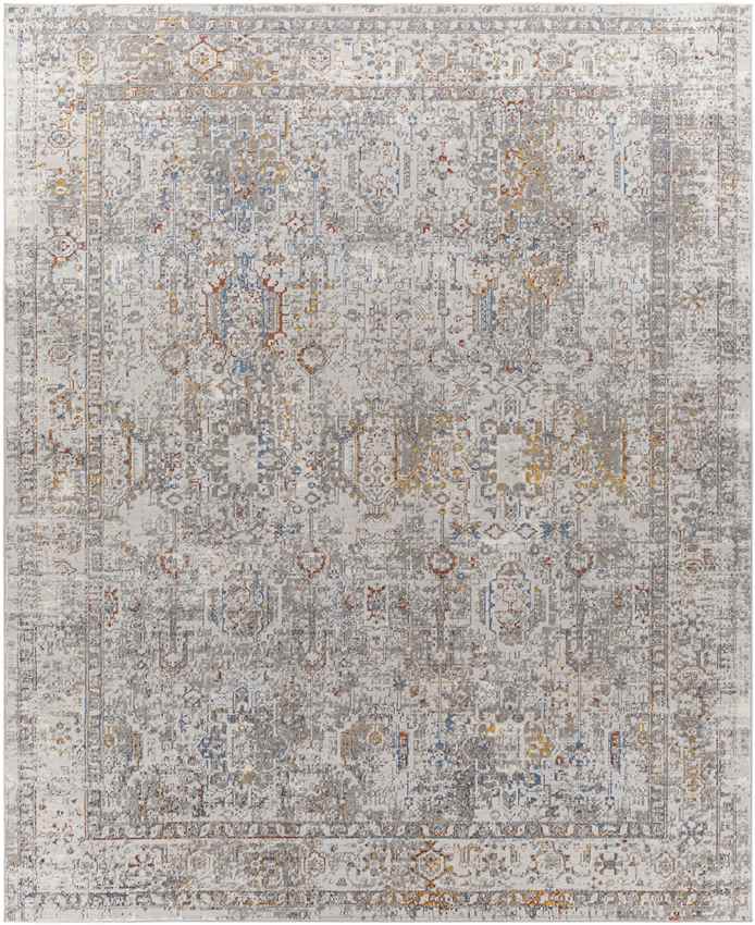 Lenox Traditional Light Gray Area Rug