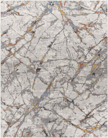 Leola Modern Light Gray Area Rug