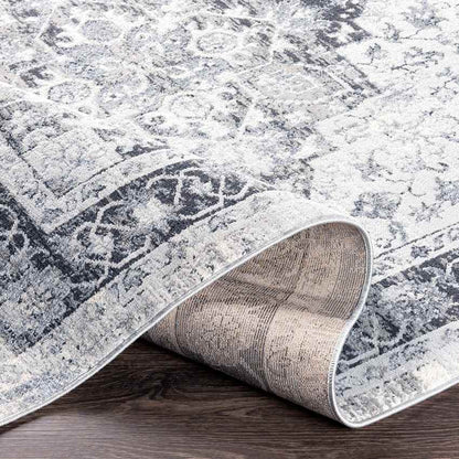 Lester Traditional Charcoal Area Rug