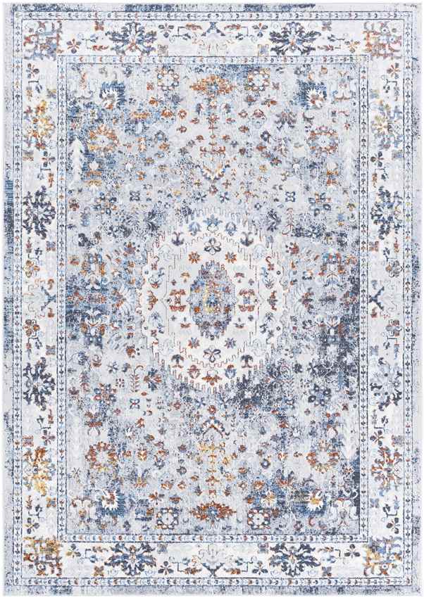 Letona Traditional Light Gray Area Rug