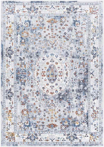 Letona Traditional Light Gray Area Rug