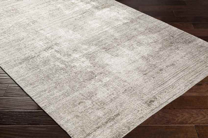 Roond Modern Medium Gray Area Rug