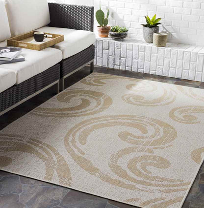 Schans Modern Khaki Area Rug