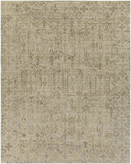 Tregelaar Traditional Olive Area Rug