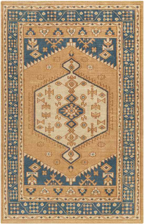 Veen Traditional Burnt Orange Area Rug