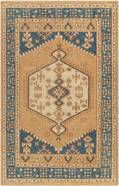 Veen Traditional Burnt Orange Area Rug