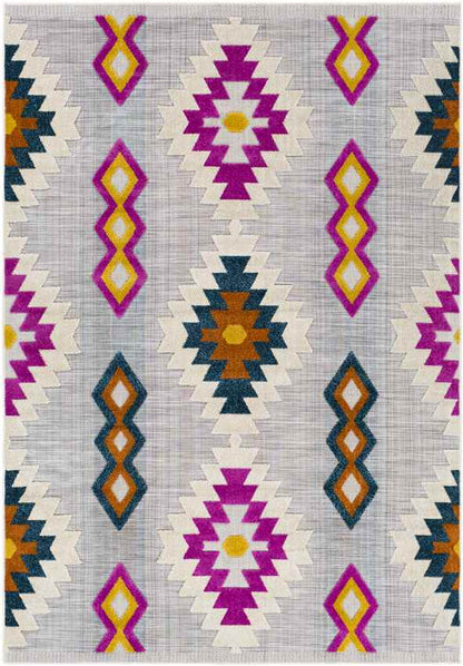 Venbergen Rustic Bright Pink Area Rug