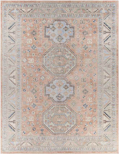 Fribourg Traditional Coral Area Rug
