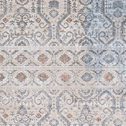 Vlierden Traditional Blue Area Rug