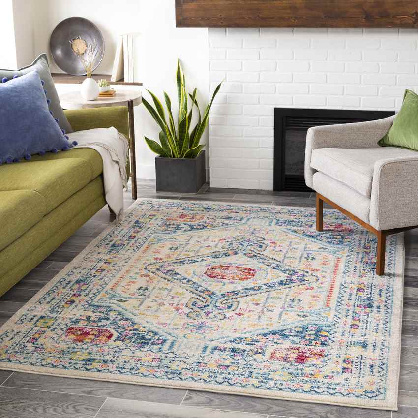 Vroenhout Traditional White Area Rug