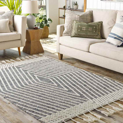 Arlington Heights Global Charcoal Area Rug