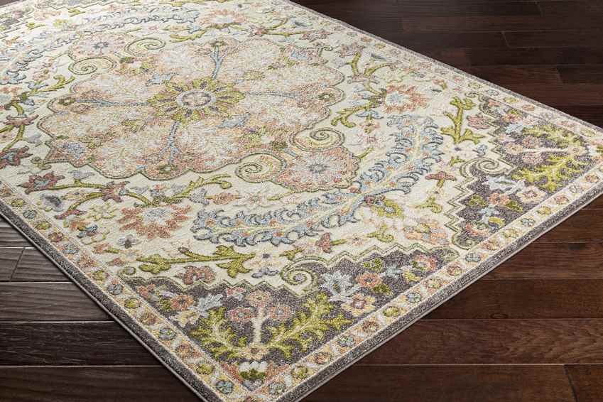 Woud Traditional Cream Area Rug