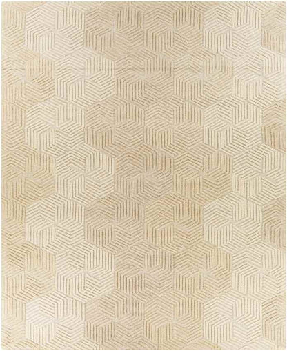 Zaarvlaas Modern Cream Area Rug