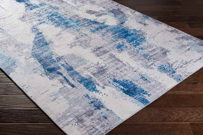 Zevenhuis Modern Blue Area Rug