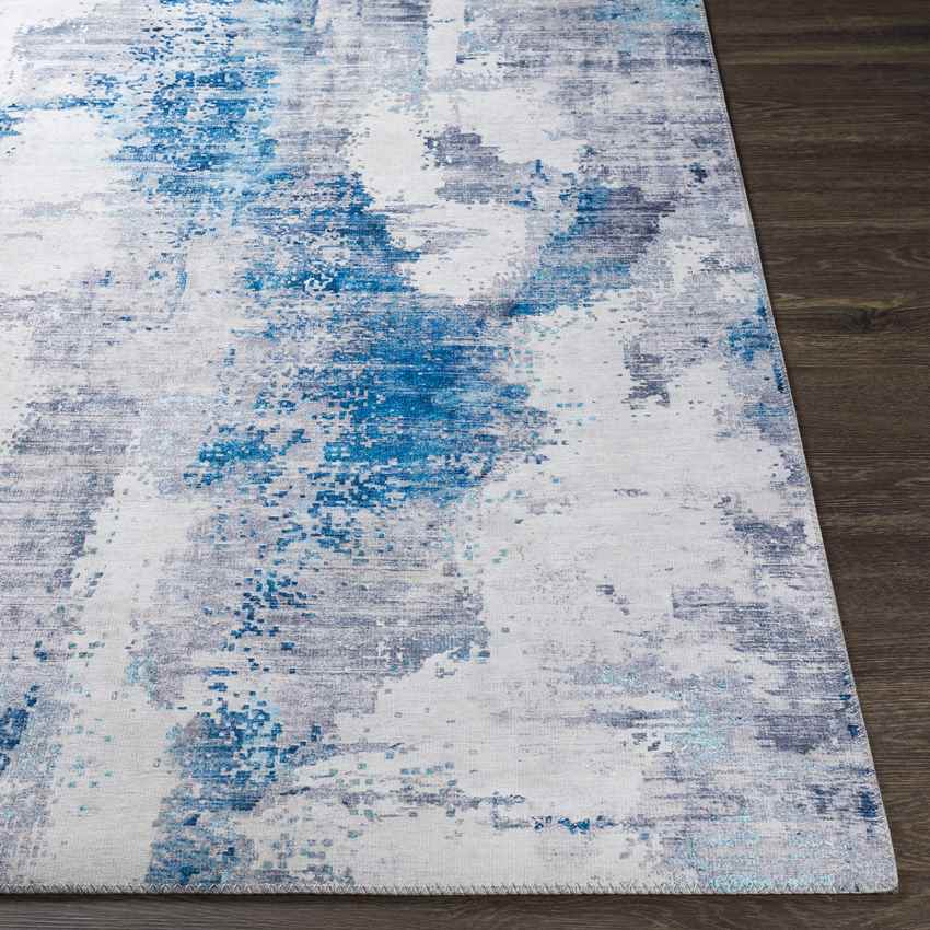 Zevenhuis Modern Blue Area Rug