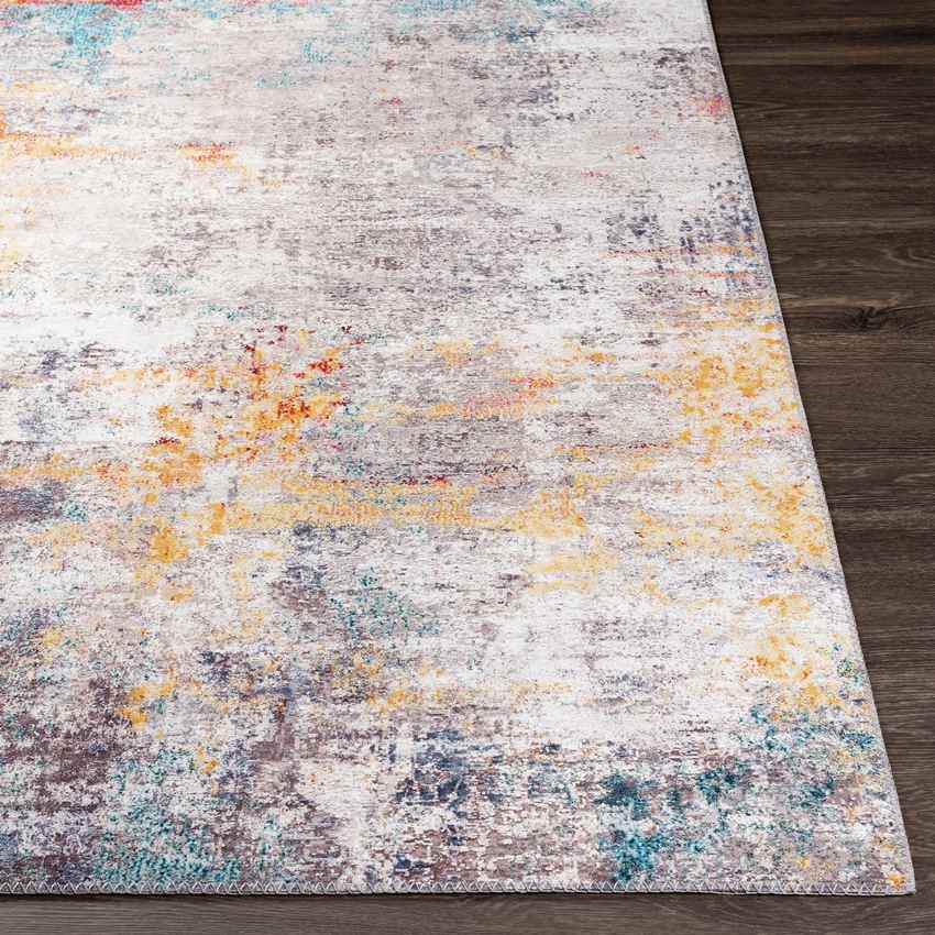 Zijtaart Modern Burnt Orange Area Rug