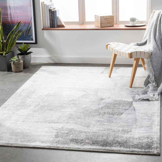 Oler Modern Light Gray Area Rug