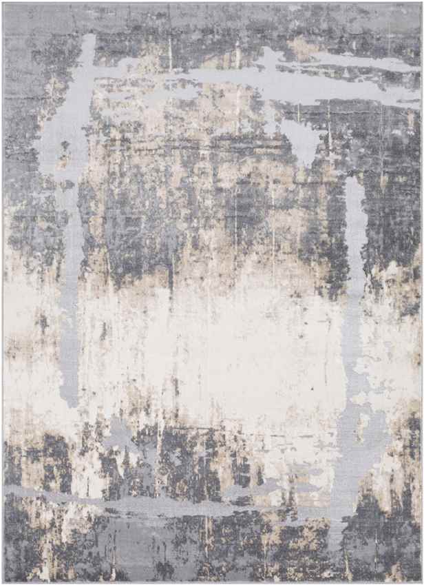 Overgeul Modern Light Gray Area Rug