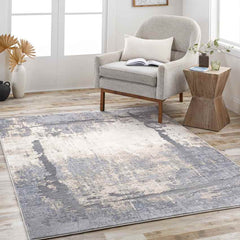 Overgeul Modern Light Gray Area Rug