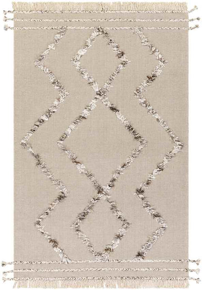 Overheek Global Cream Area Rug