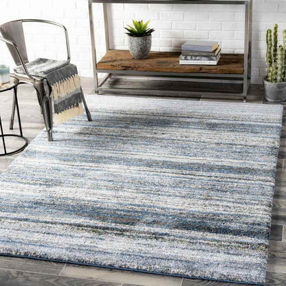 Reuken Modern Dark Blue Area Rug