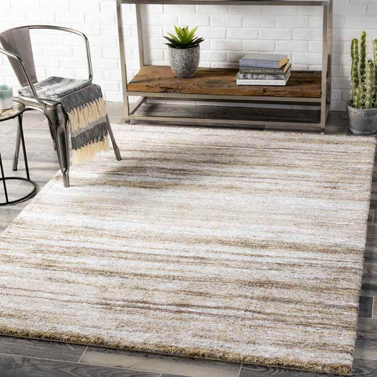 Reutje Modern Brown Area Rug
