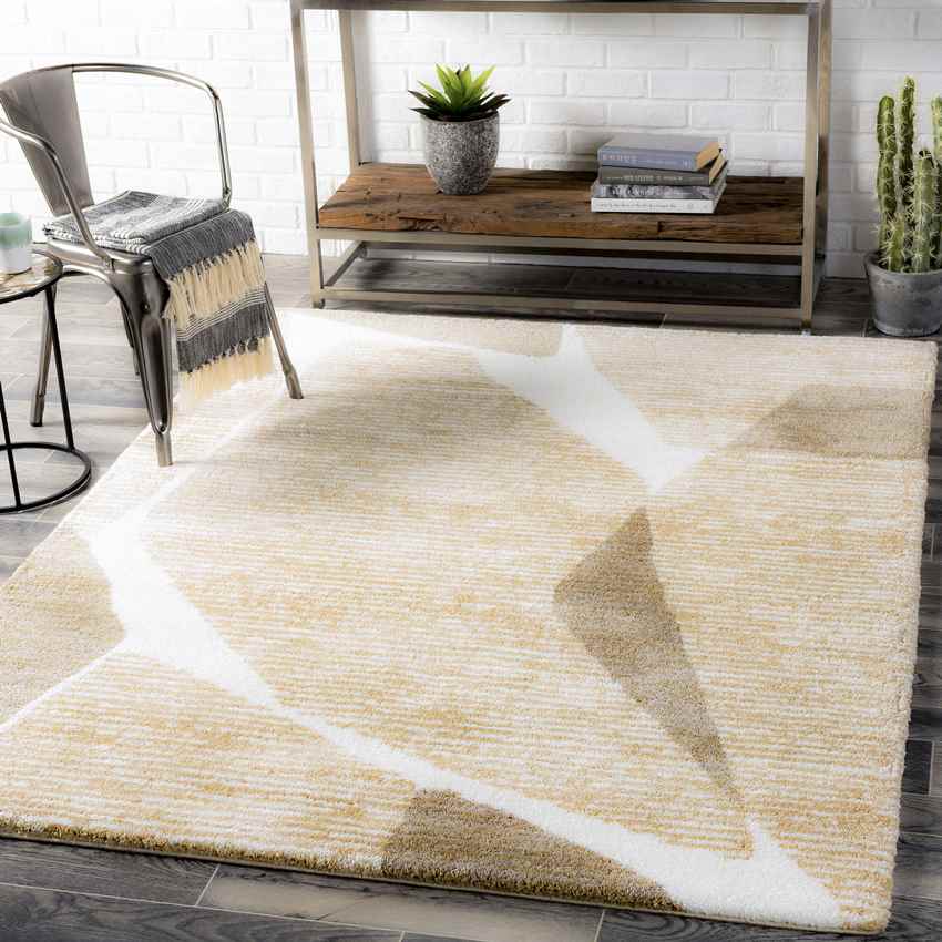 Reuver Modern Beige Area Rug
