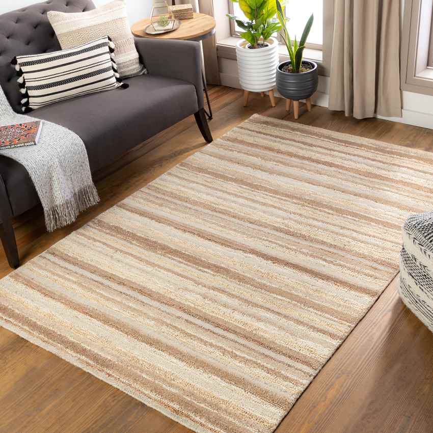 Rijkel Traditional Beige Area Rug