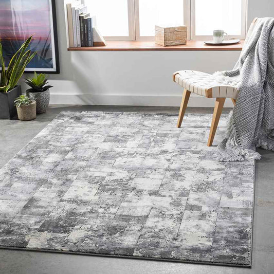 Roer Modern Black Area Rug